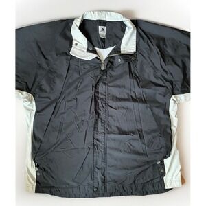 Vintage Adidas ClimaShell‎ Storm Short Sleeve Full Zip Vented Jacket Size L